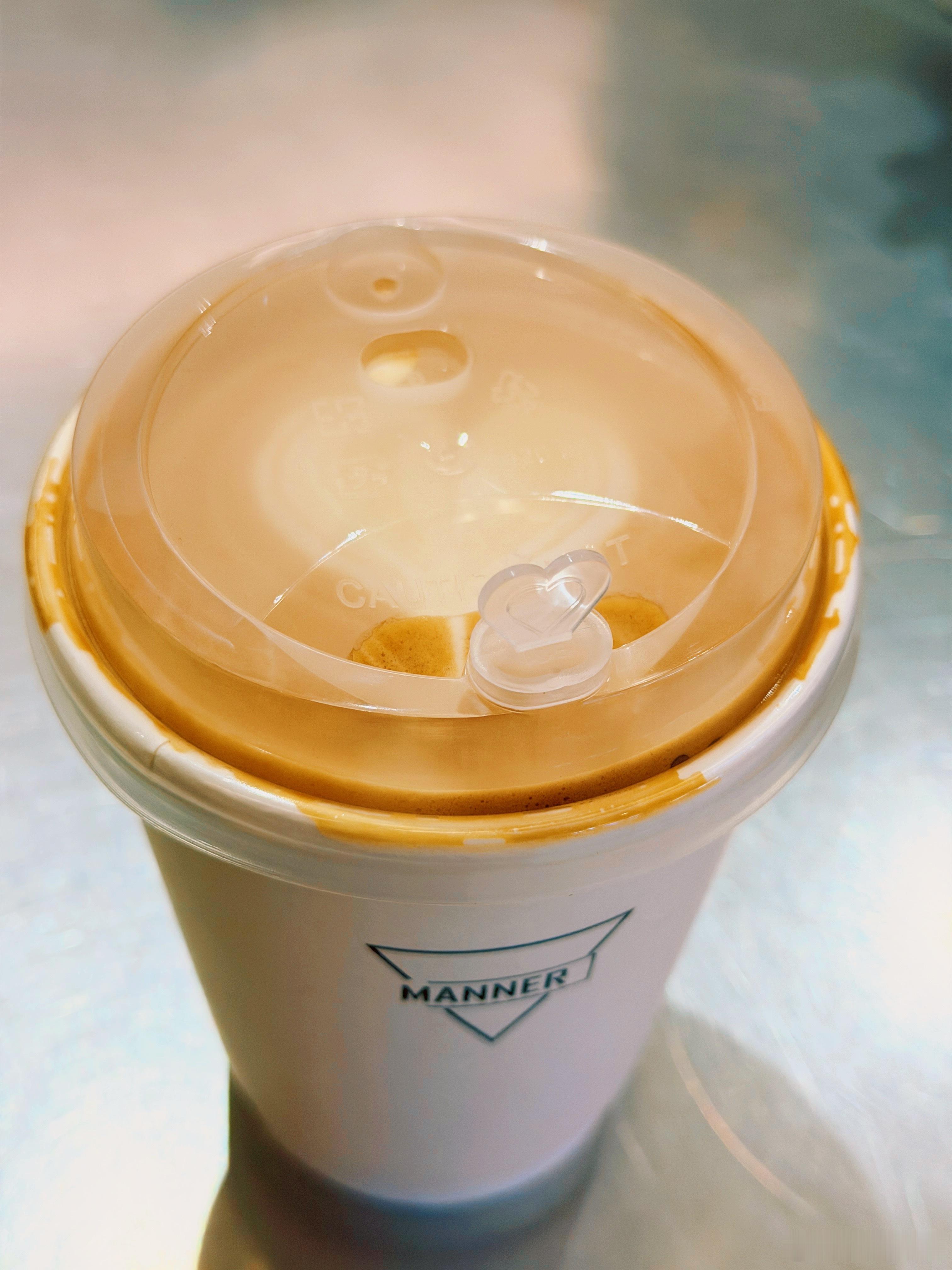 每天不喝咖啡都不行~今天小姐姐给我做了个拉花