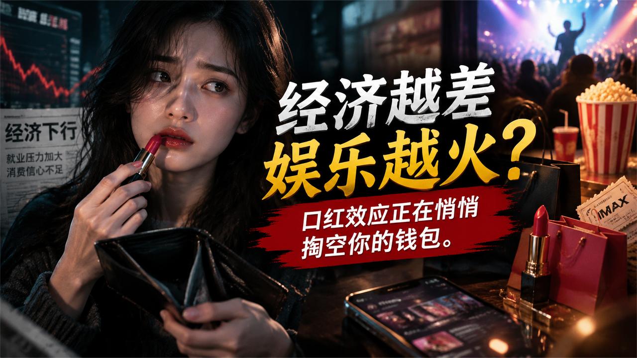 经济越差娱乐越火？口红效应正在悄悄掏空你的钱包