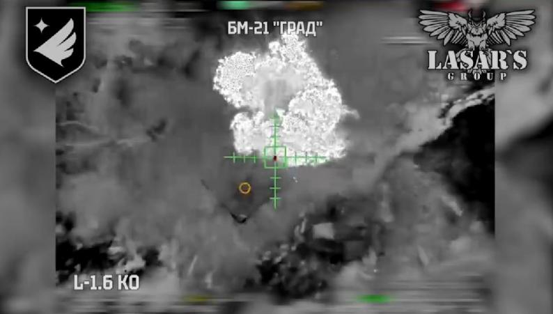 图文：红军村方向的俄军一个多管火箭炮营被乌军无人机歼灭在波克罗夫斯克（红军村