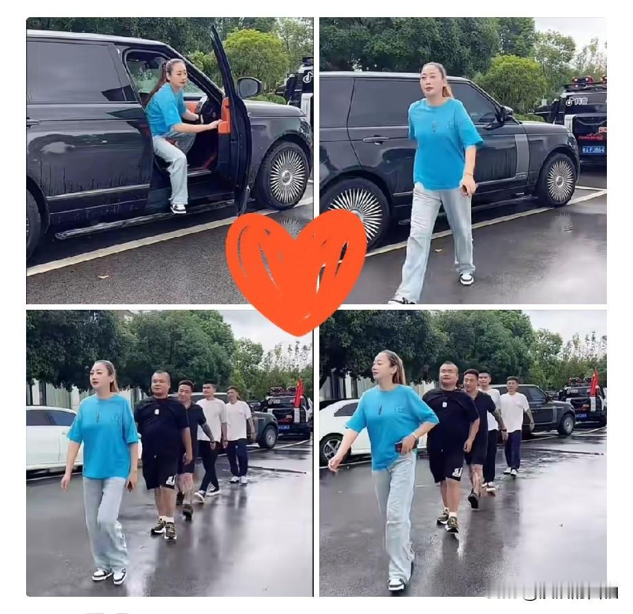 江苏“地板级”女富婆，镇江琴姐，如今出行的排面是越来越夸张。今天，她从价值380