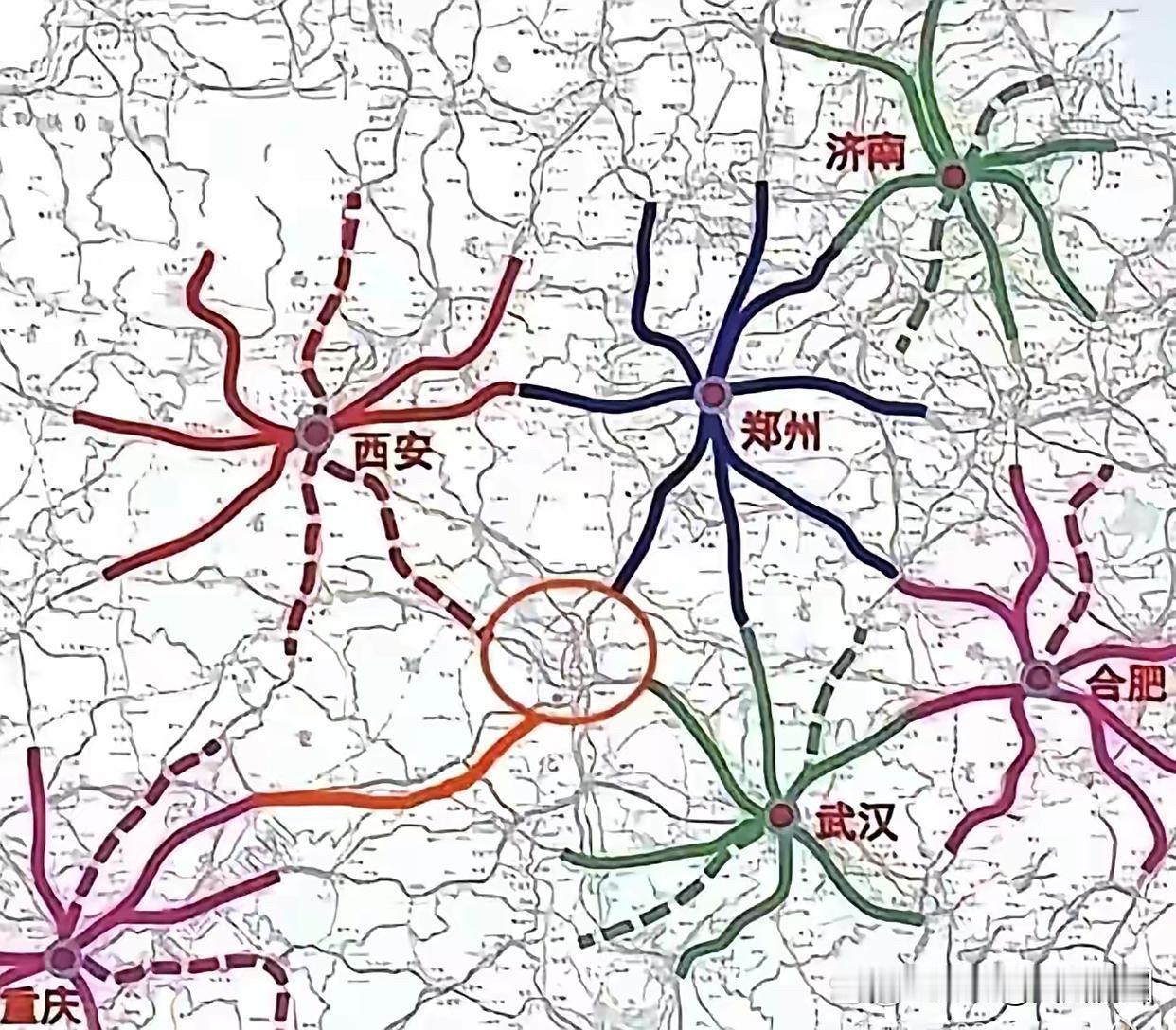 安徽第二条米字型高铁枢纽即将建成近日阜岗高铁湖北段用地预审获批，预示着阜阳至黄