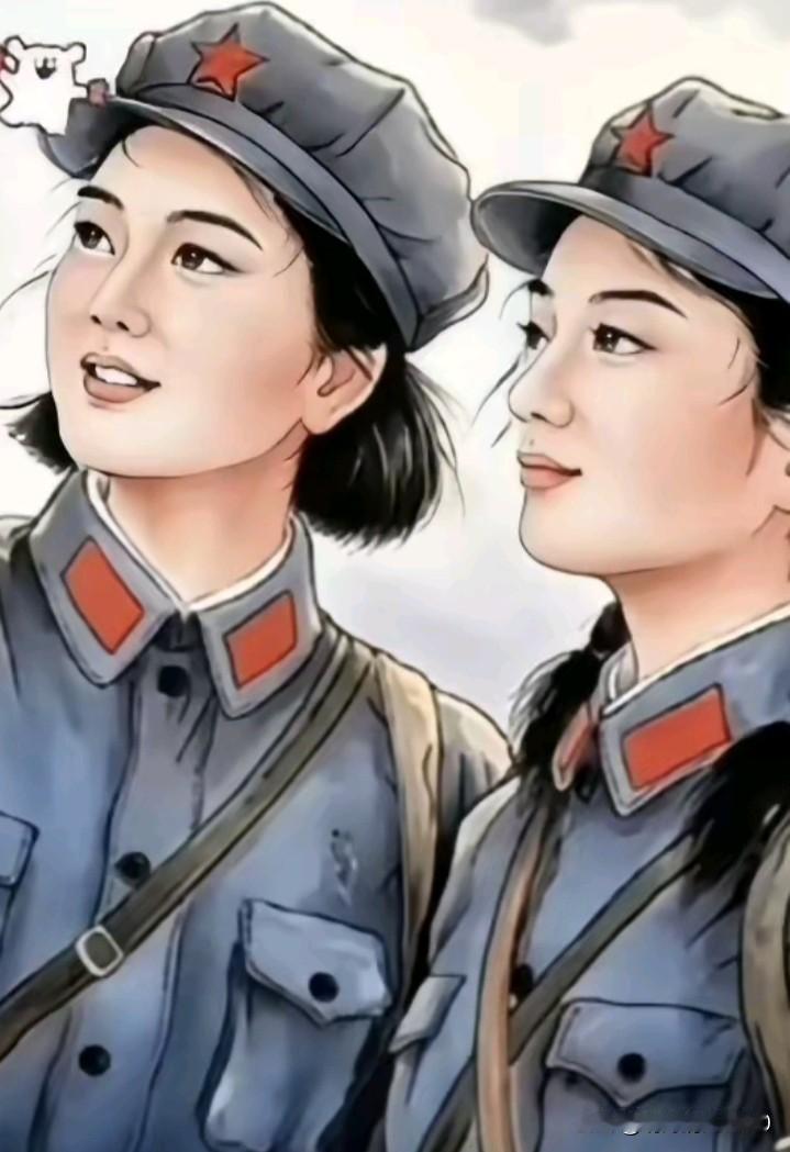 浅议清华美院大师画笔之下的红军女战士体制内的专业画家到底是什么样的水平？