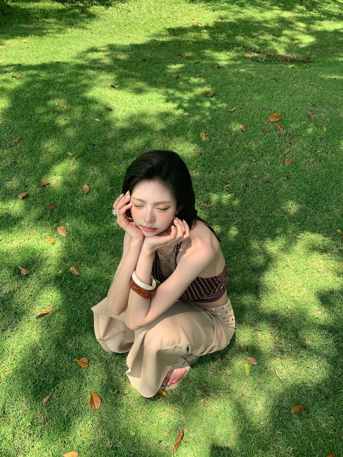 金高恩ins🌺单身即地狱