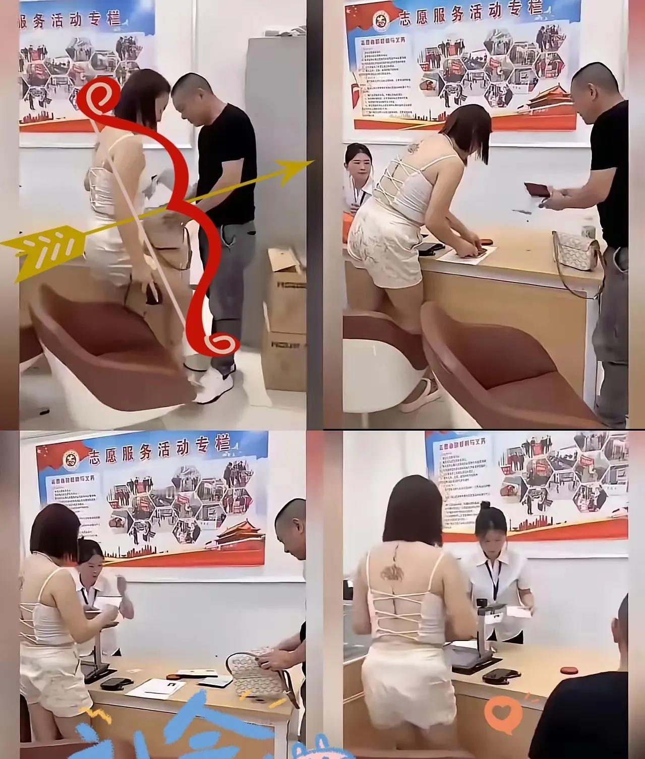 在民政局大厅的女子，刚拿到离婚证，就兴奋地高喊：“终于离婚了，离婚快乐！”