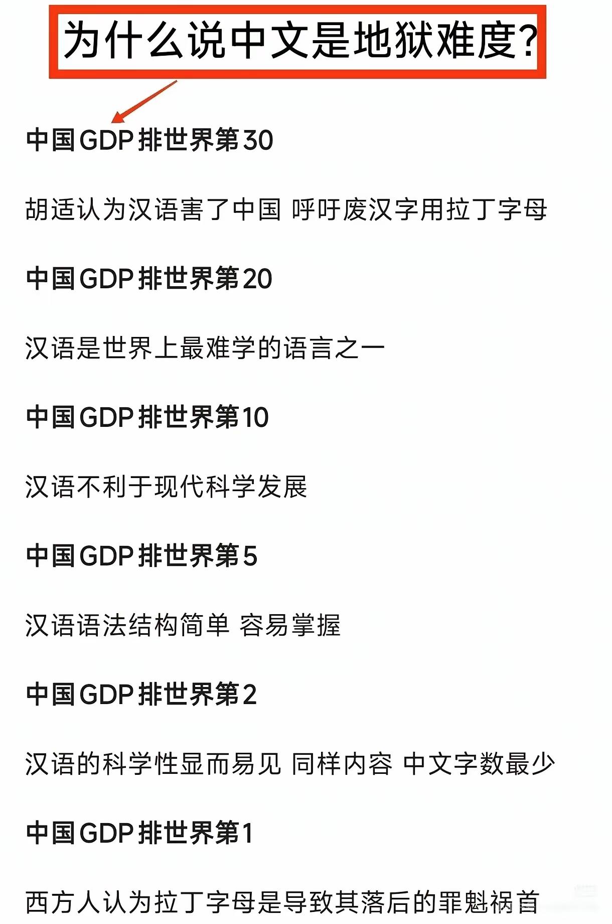 【这“中文地狱难度”的梗，把西方双标扒得明明白白】一张图把“中文难度”的舆