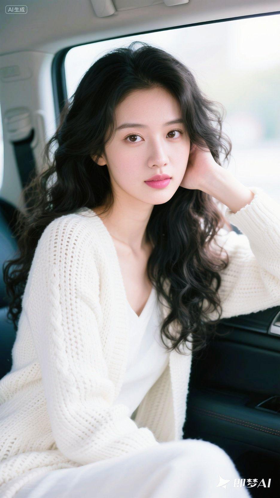 即梦AI 每日分享 清纯甜美 少女感 心动的感觉