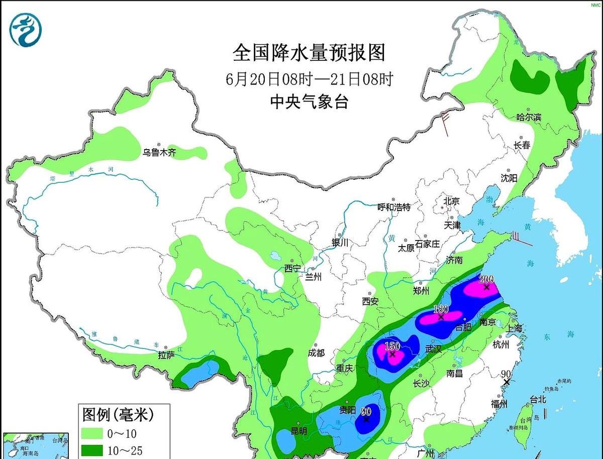 【周末降水追踪】目前欧洲集合给出在安徽中部、湖北北部和东部、河南南部、江苏北部均