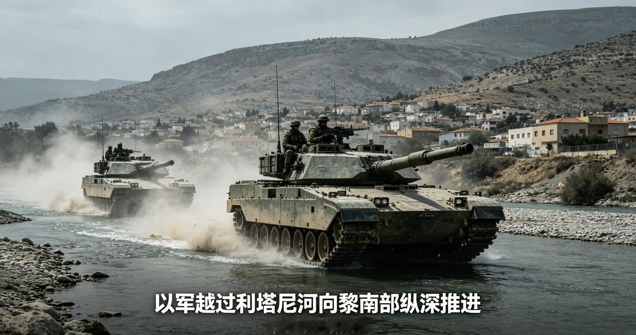以色列特种兵摸过利塔尼河，一藏就是一周！黎巴嫩村民醒来发现周围全是工事消息压了