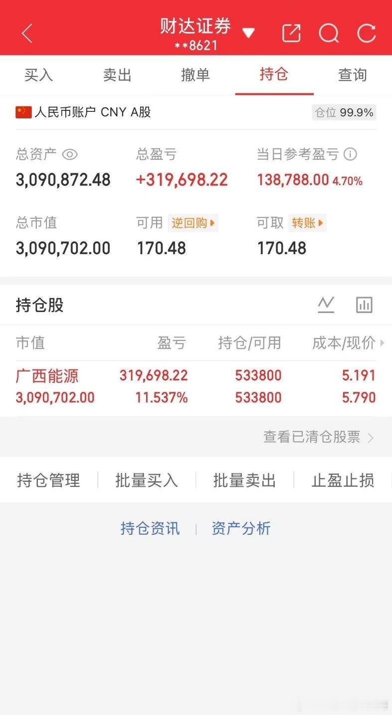 起点：100万本金目标：一年10倍收益（第42天）承诺：全程实盘记录，不藏私、不