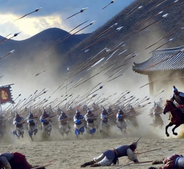 李陵能以5千步兵对抗数万骑兵，那是因为武装到牙齿了。一天就能把50万支箭泼水一样