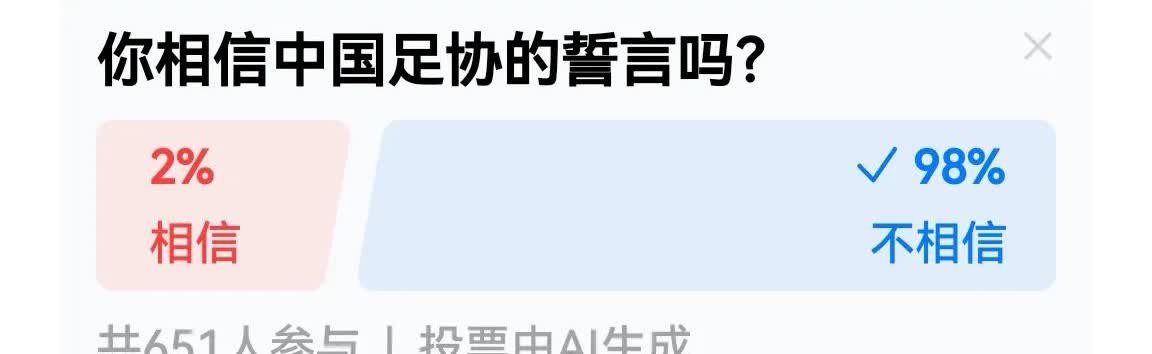你相信中国足协的誓言吗？有消息称:8月1日下午，中国足协开会，提出有为足协和
