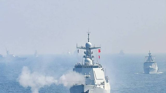 台宣布射击演练,不避大陆轮船,不到24小时,解放军战机抵近台岛