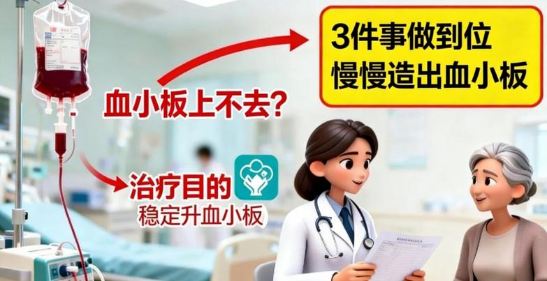 别瞎补！血小板总是上不去？把这3件事做到位，你的身体就会慢慢“造”出血小板！