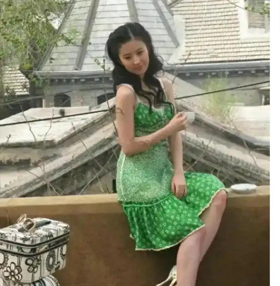 这是刘亦菲小时候吗？看起来还挺可爱的。