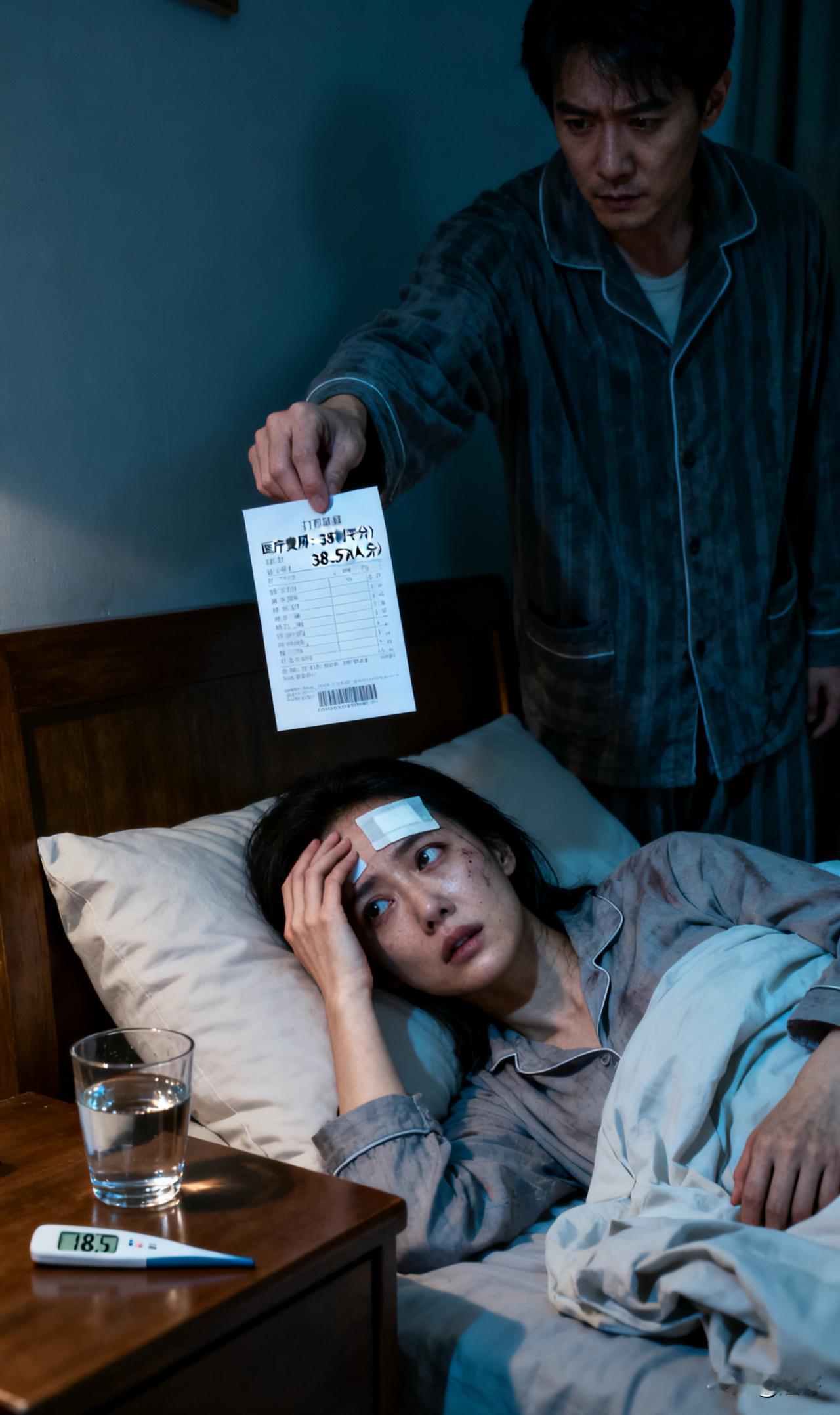 AA制婚姻五年，我发烧38.5度，丈夫递来账单那刻我醒了！凌晨两点，我浑身发