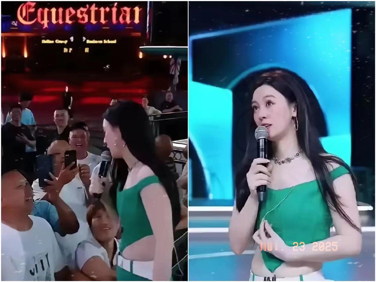 一觉睡醒​​是不是全网都知道了。​​前天晚上，成都某现场演出，歌手唐艺在台上