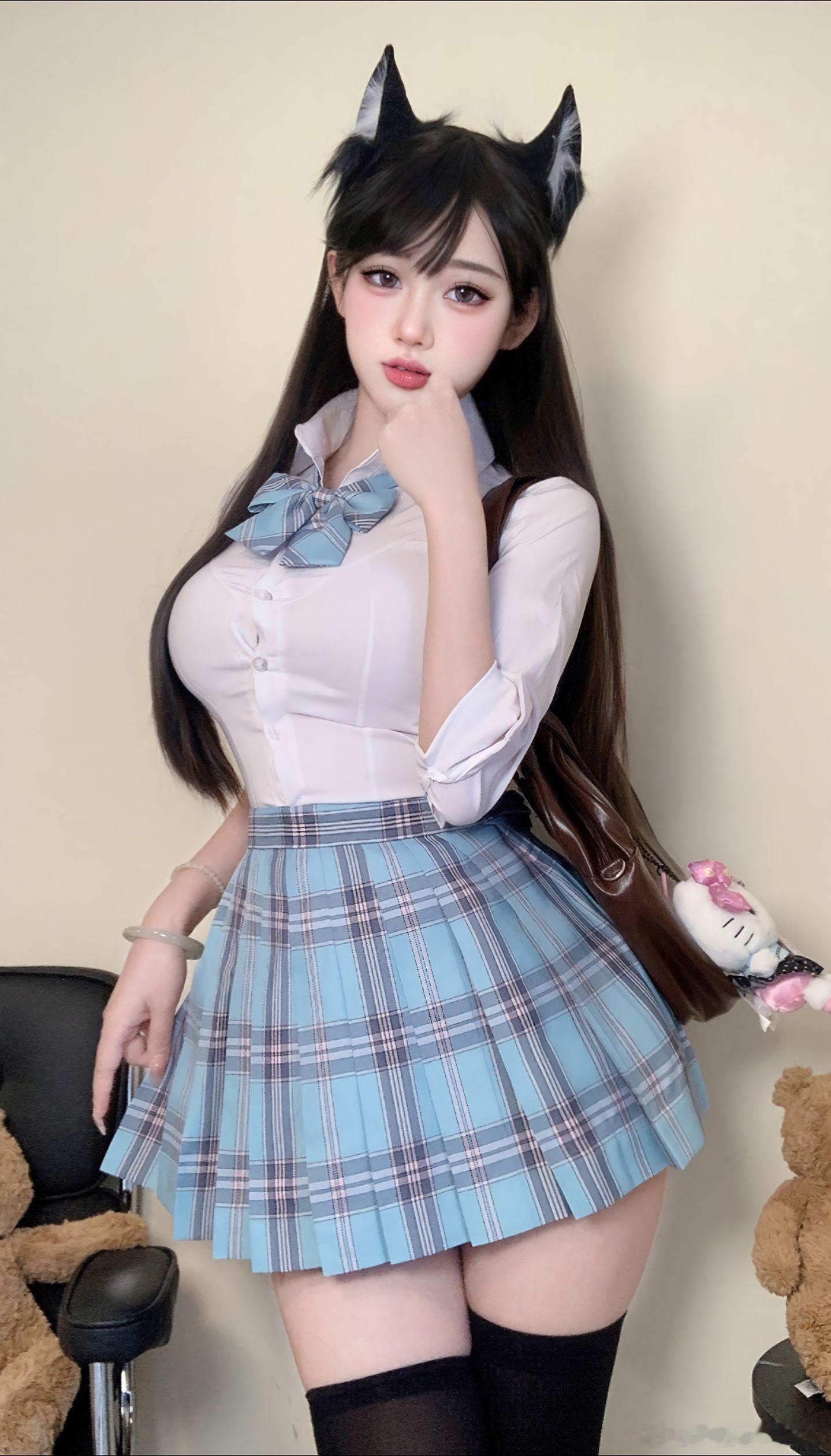 jk私影jk姐好好过大年马年大吉美女绘梦长廊