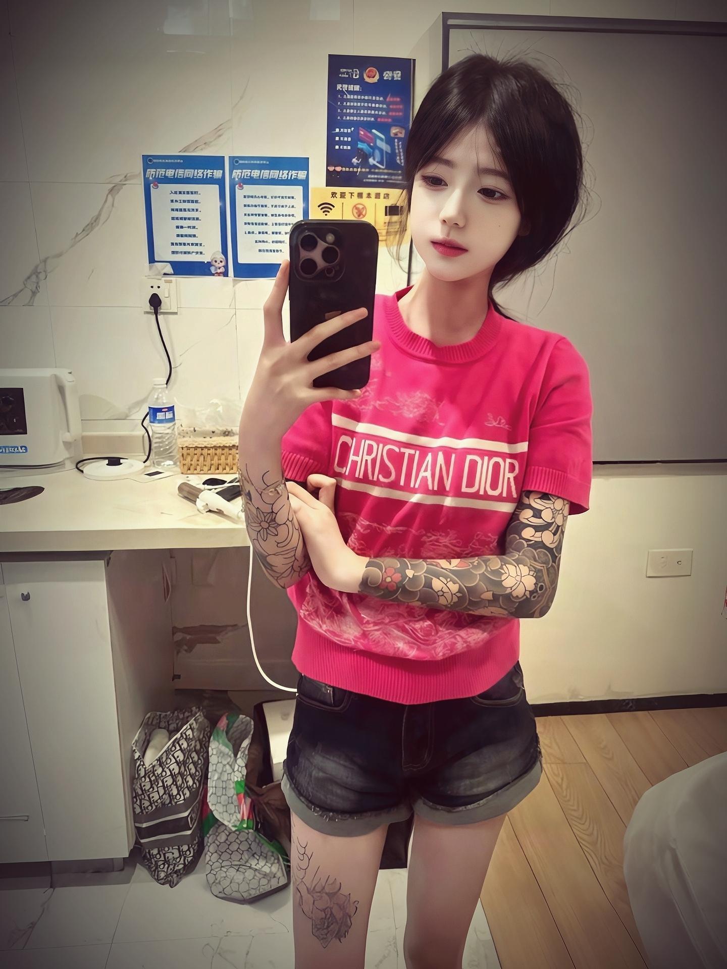 我也有个花臂梦 奈何家父略懂拳脚.
