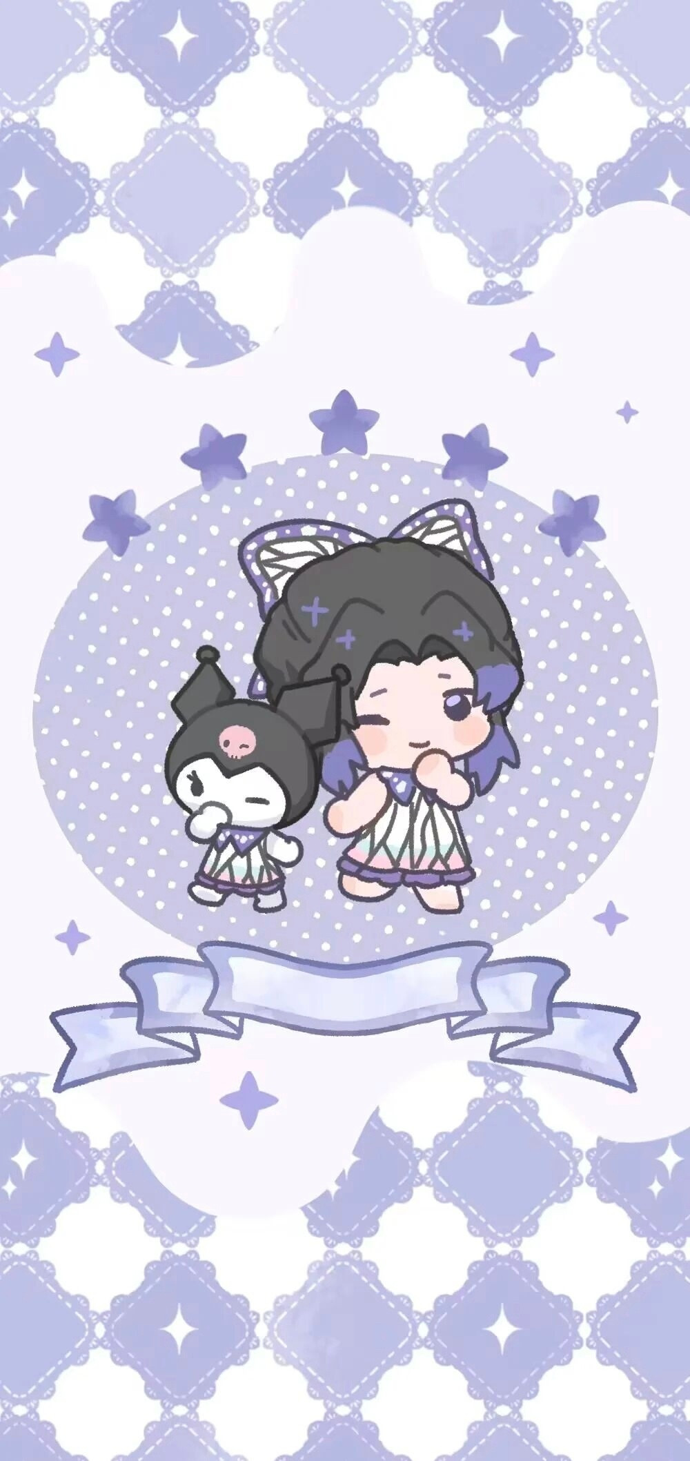 动漫acg次元大赏我的2025年终总结壁纸敲可爱的鬼灭之刃九柱x三丽鸥家族明星壁