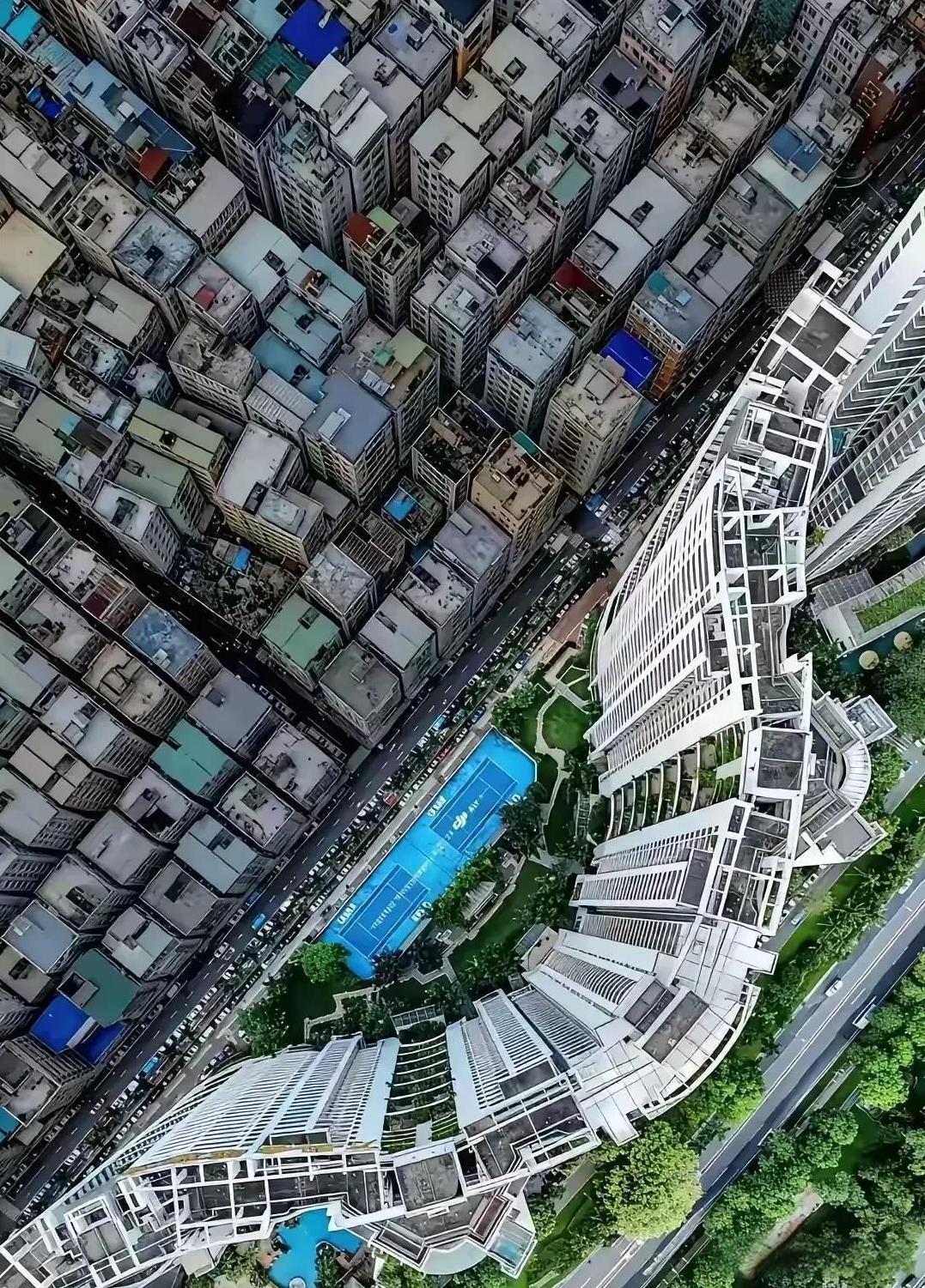 中国农村自建房严格限制了面积，为何深圳的农村建房可以如此密集，面积动辄大几百平米