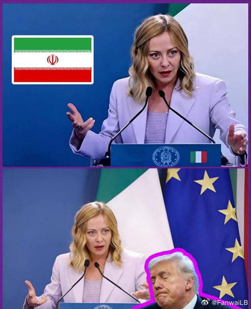 欧媒，梅洛尼批判了美国特朗普总统梅洛尼：🔴你必须明白，你只是美国的总统，而不是