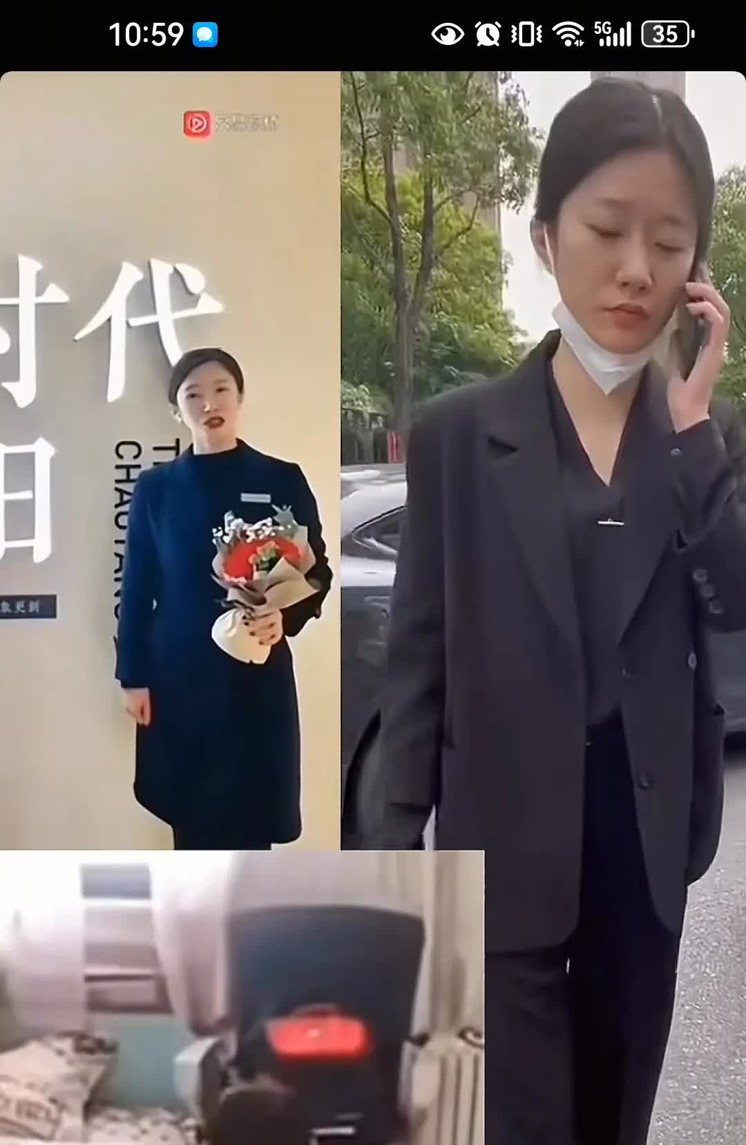 还记得这对可怜的母子吗？孩子在学校没了，妈妈急着去现场，没顾上换衣服。