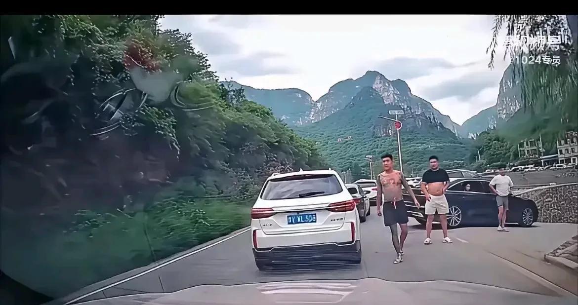 纹身小伙也太嚣张了吧，不给你加塞就过来挑衅，这种社会人都要面子，见别人不给他加塞