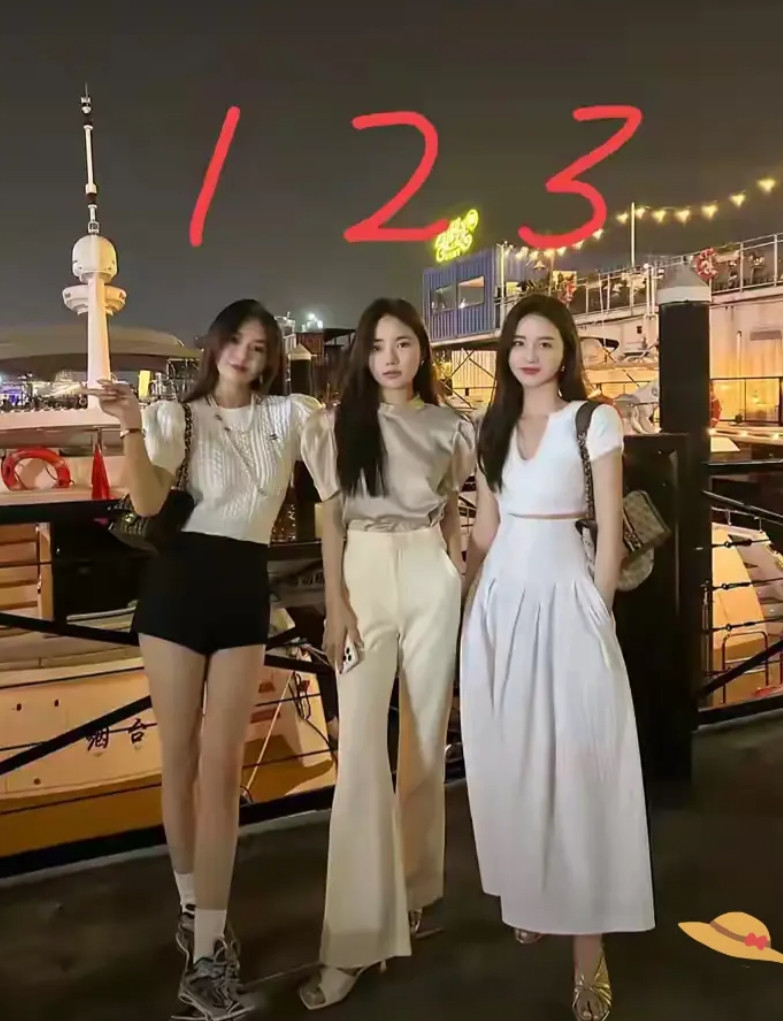 三位时尚美女，你会选哪一个做女朋友？