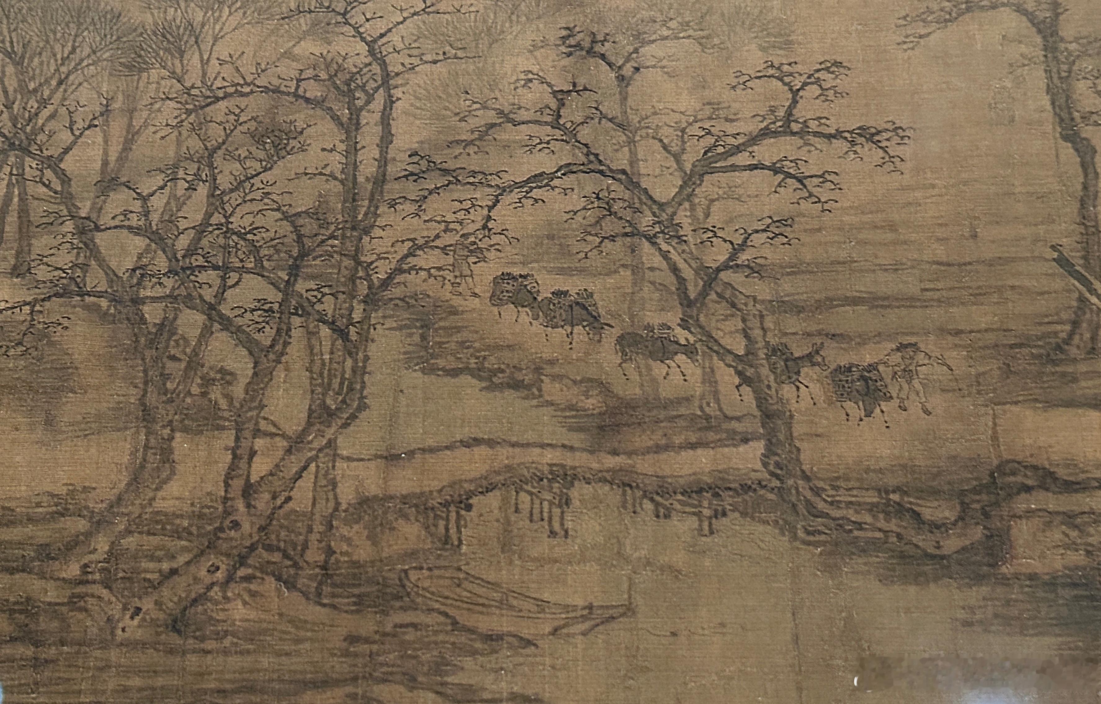 195禁出国境文物(第二批)《清明上河图》卷北宋(公元960-1127年)故