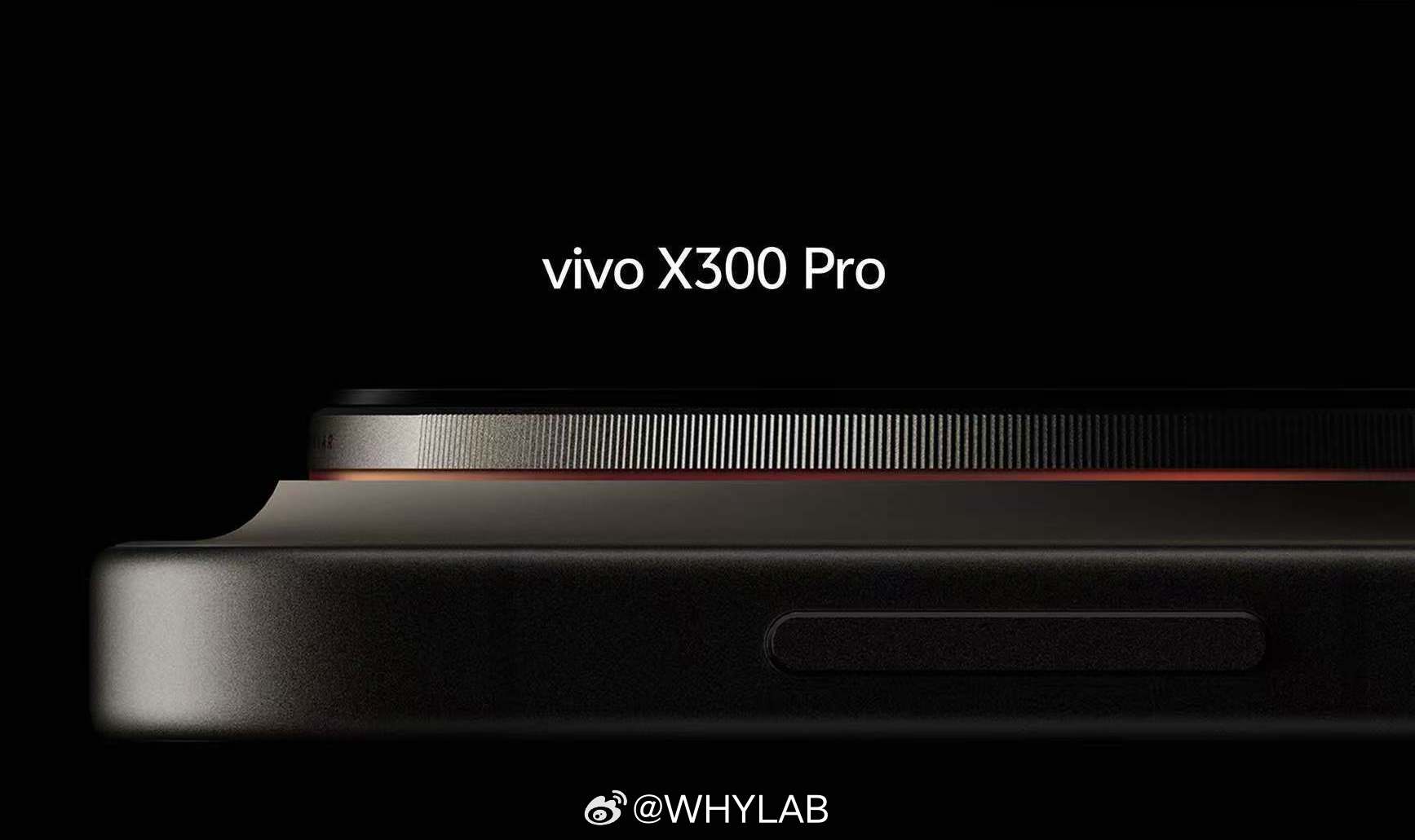 vivoX300Pro的侧边图也出来了，对比vivoX300和iP