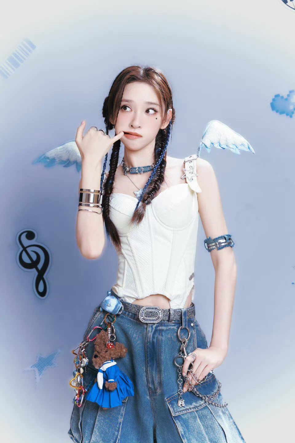 唐艺昕四公胆小鬼造型唐艺昕唐艺昕唐艺昕