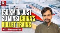 上合组织峰会期间，报道峰会的印度记者乘坐京津高铁，体验中国最高速度，半小时就到达