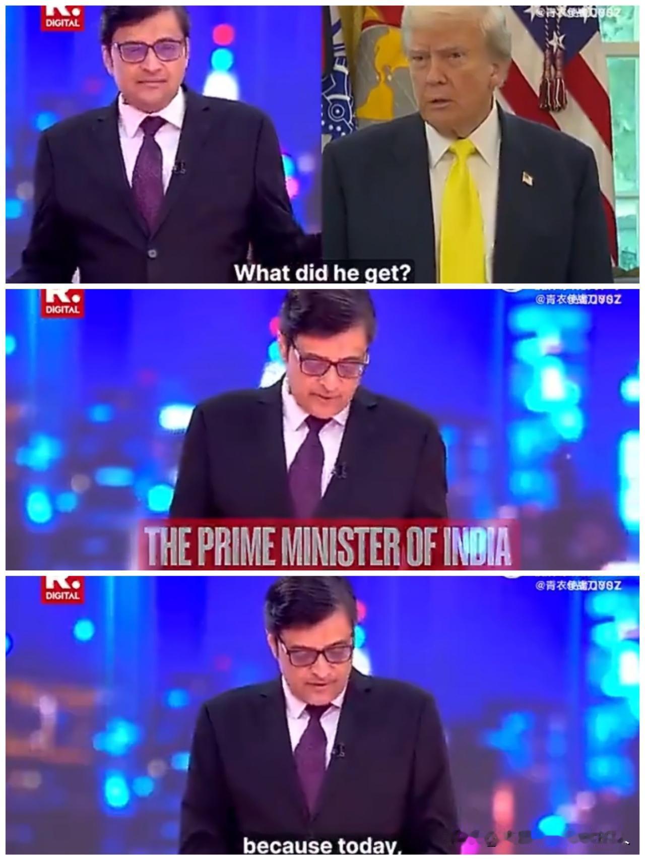 印度甲亢哥激动：美印协议达成后，印度终于赢了中国！最近，印度Republic