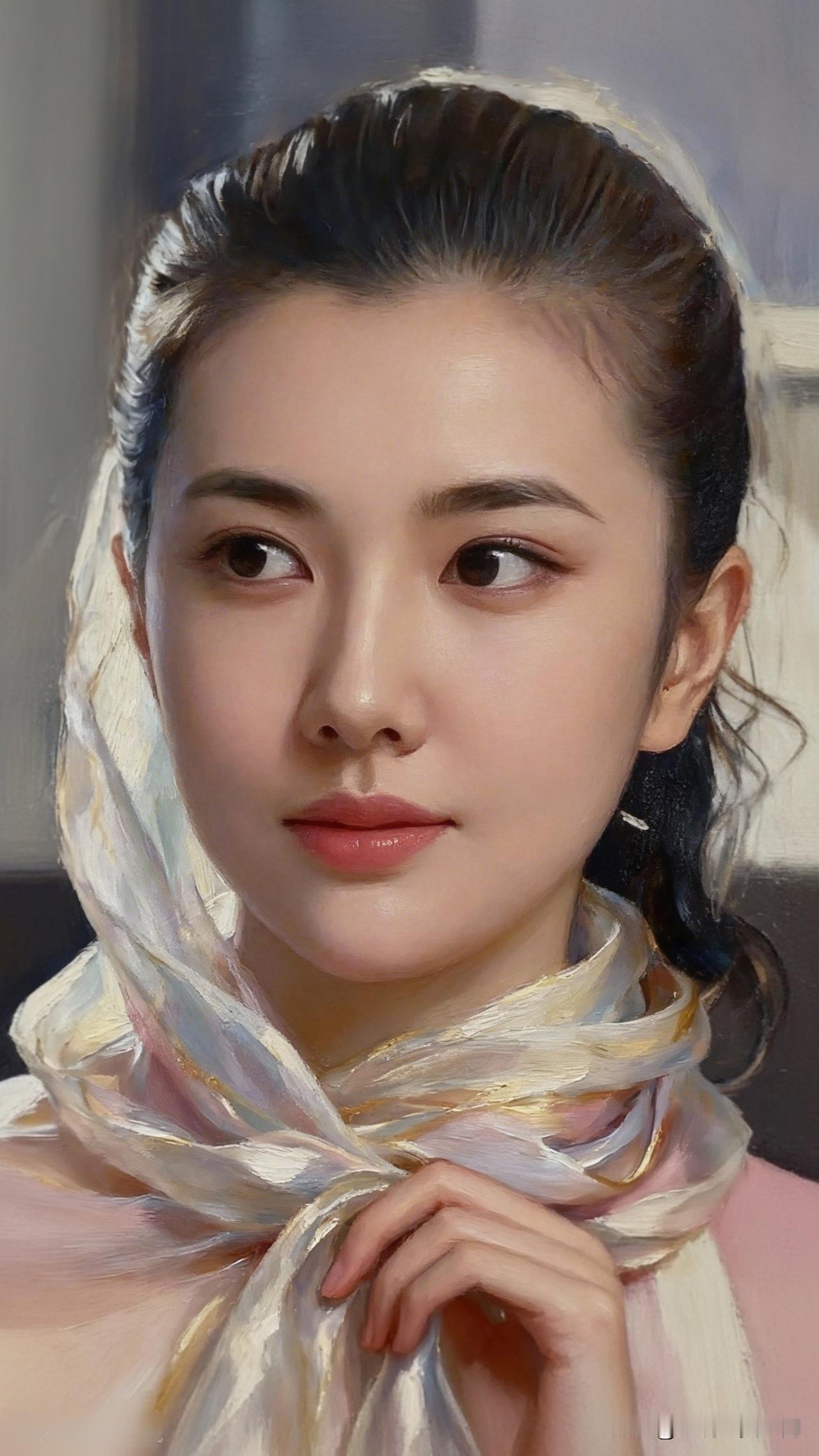 轻纱遮面，静若处子。清雅脱俗的美到底长啥样？温柔优雅的少女，轻纱飘逸，宛如画中