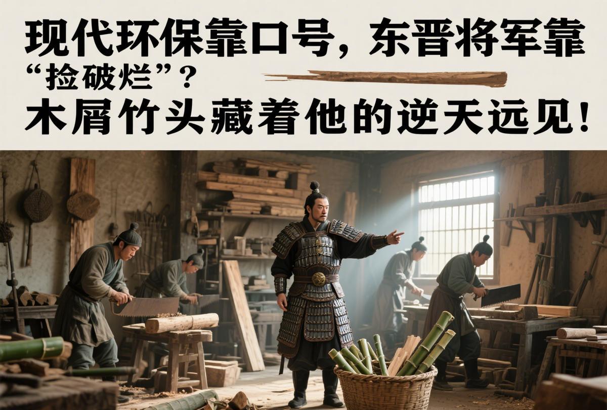 现代环保靠口号，东晋将军靠“捡破烂”？木屑竹头藏着他的逆天远见！当我们为垃圾