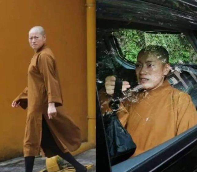 2002年，香港宝莲寺一个35岁的尼姑，白天诵经礼佛，但到了晚上，戴假发、穿黑丝