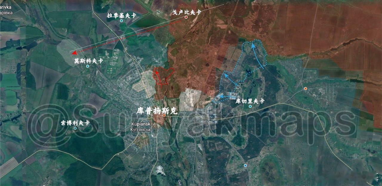 嘘嘘哥头回嘘这么远，这是瞬移！“莫斯科夫卡北部出现了俄军，这可能有两种解释：要么