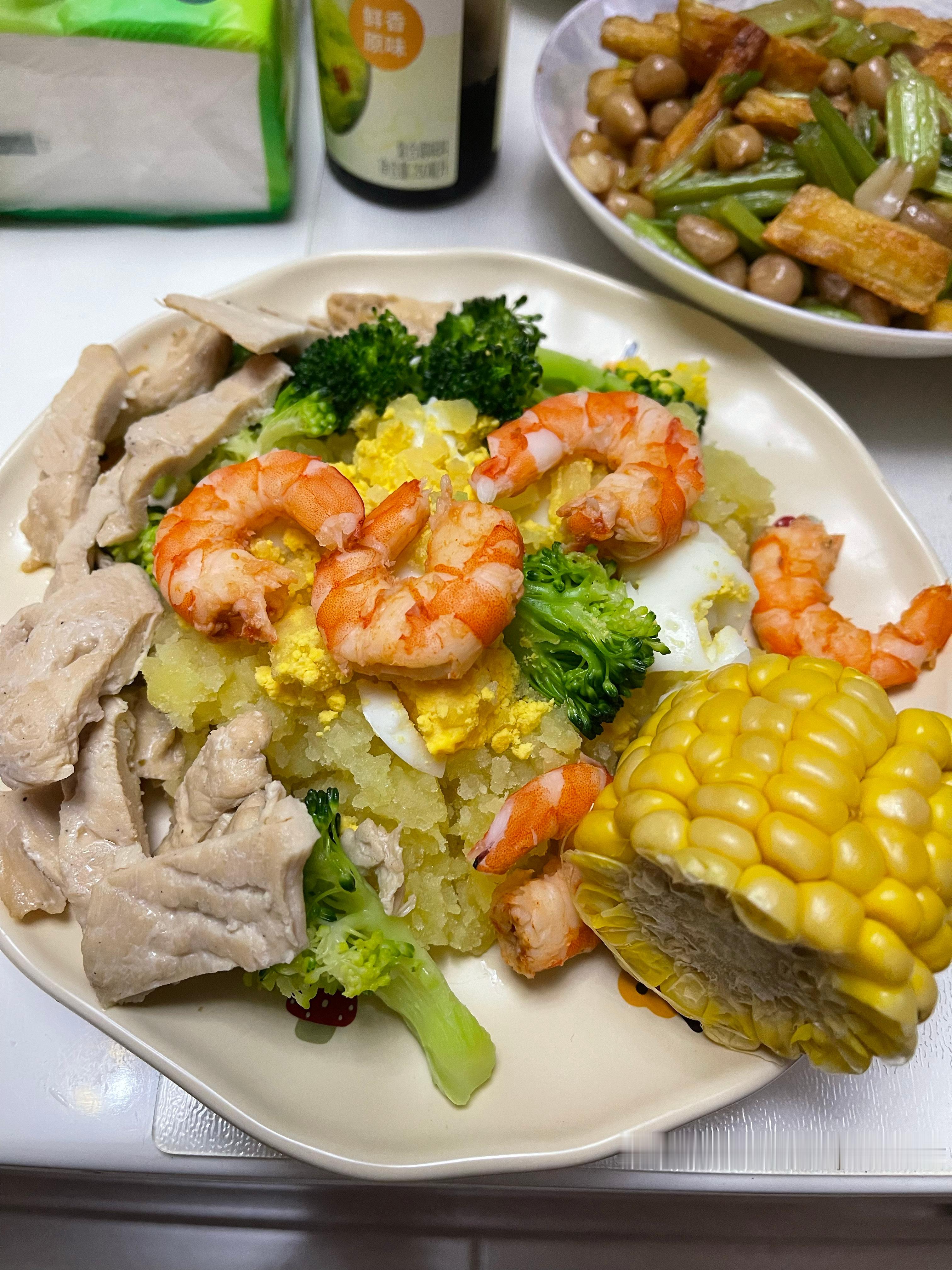 这些日子的晚饭，都是类似这样的