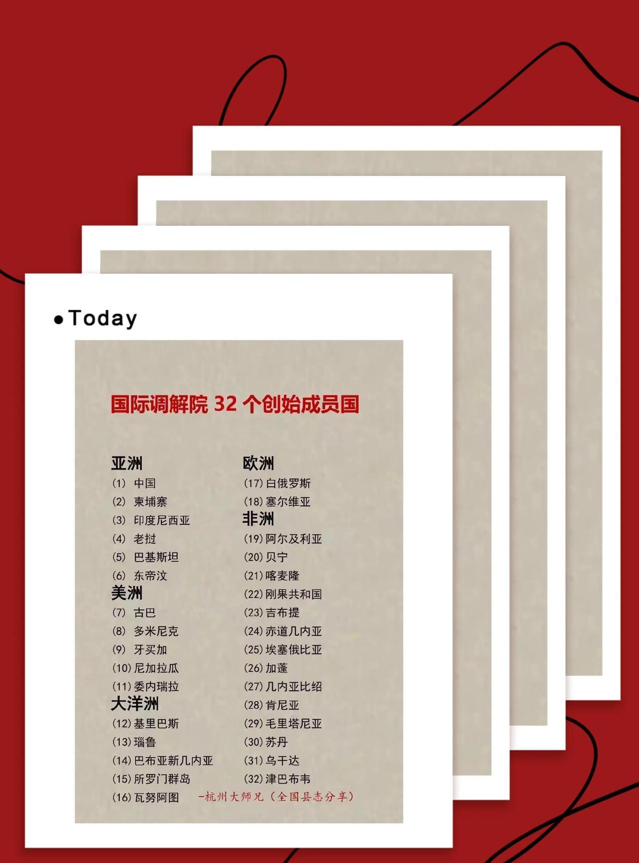 看了国际调解院创始成员国名单，有哪几个意想不到？之一，没想到非洲黑人兄弟真的很