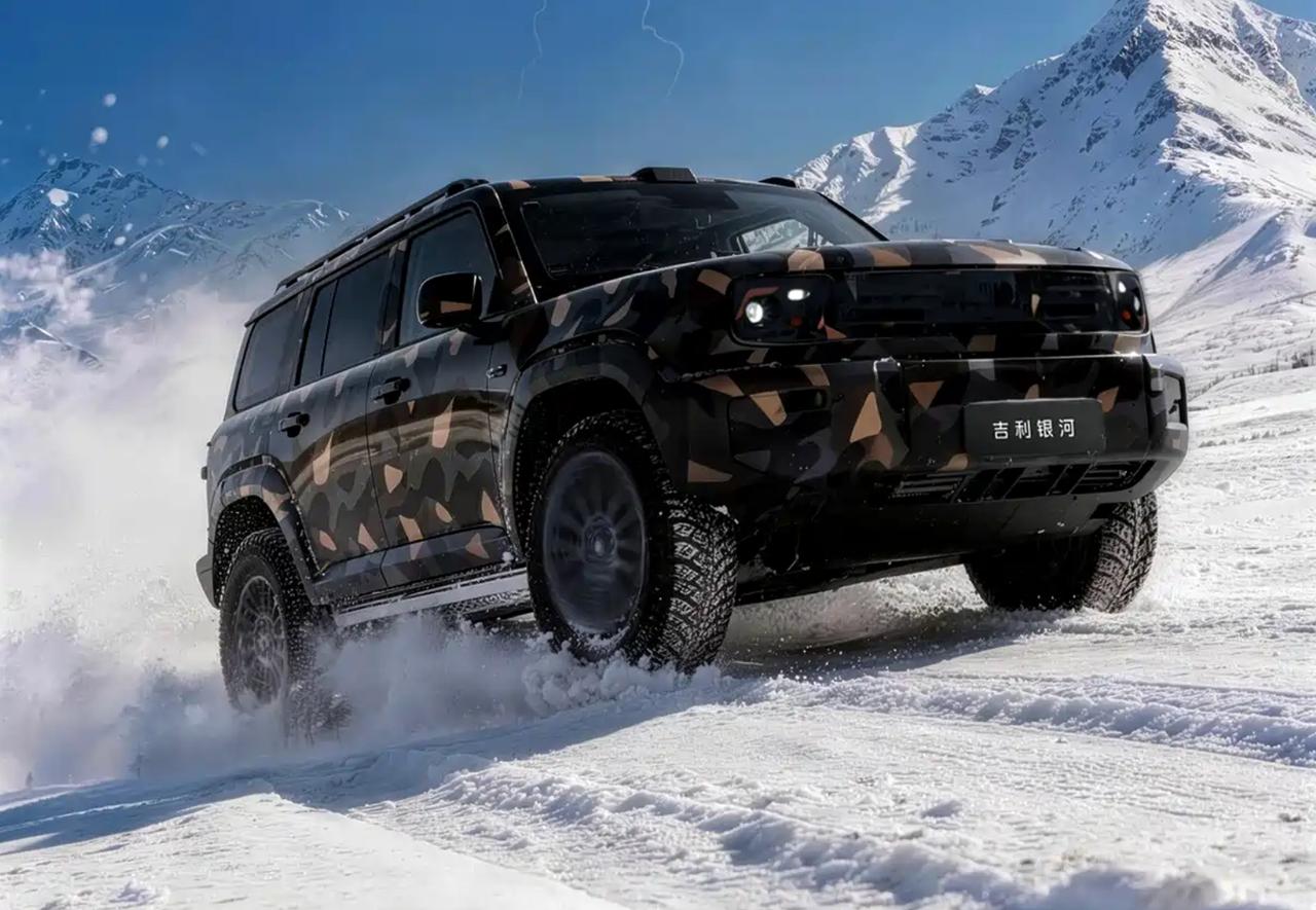 又一款方盒子SUV准备登场！吉利银河战舰谍照曝光日前，吉利银河发布了银河战舰量