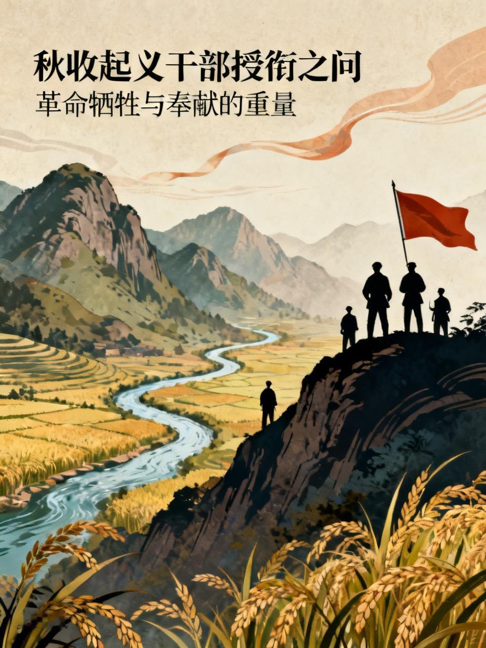秋收起义干部为何少有人授衔回望革命历史，秋收起义众多军事干部，为何后期授衔