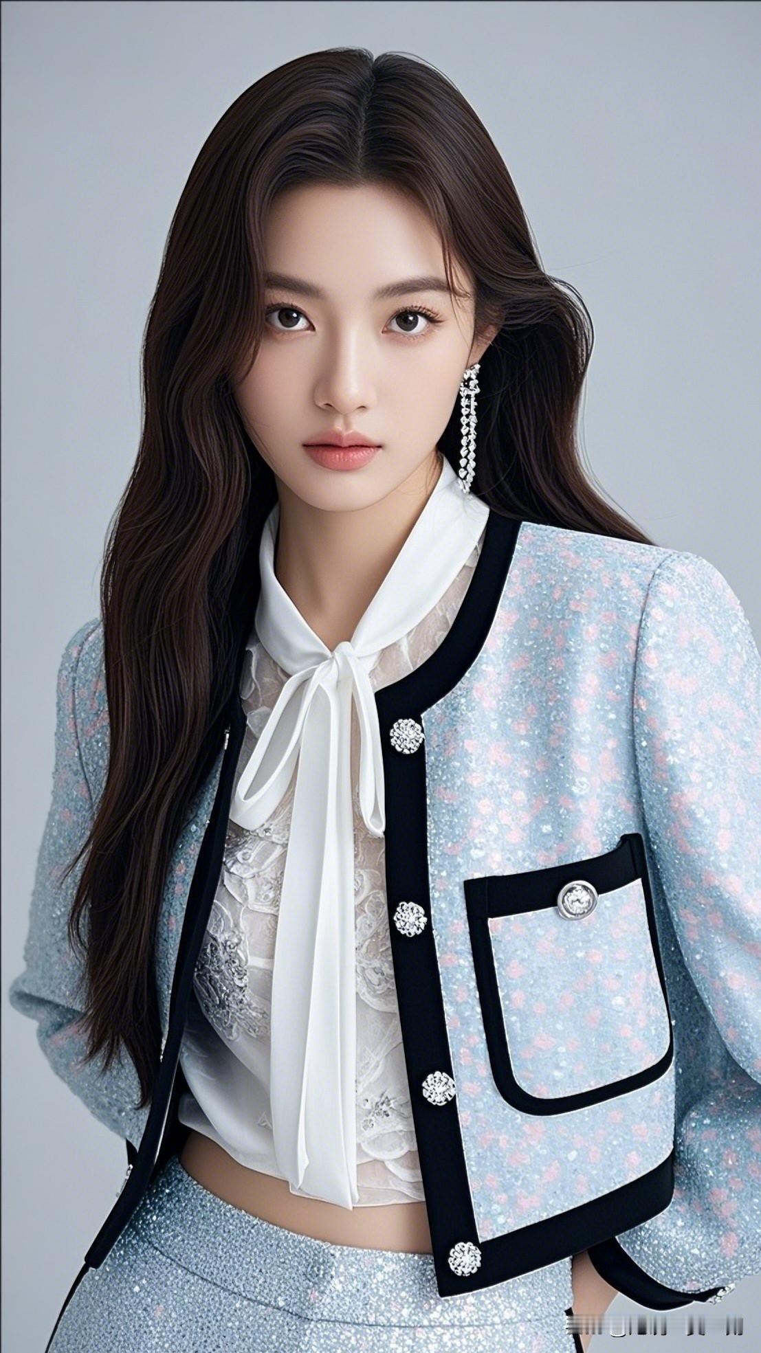 轻纱拂面，笑靥如花。什么样的美人算是东方美人优雅少女风，甜美与酷炫并存！