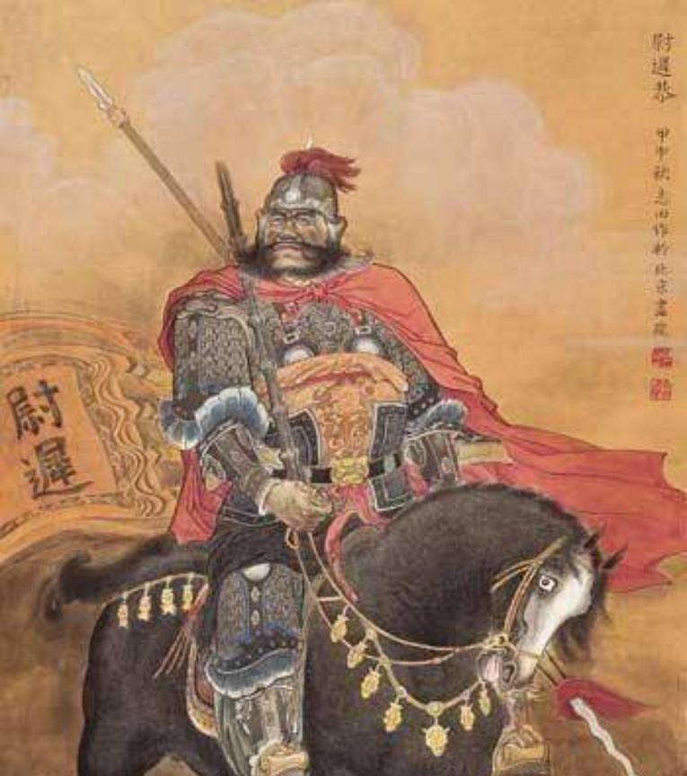 公元632年，李世民召见尉迟恭：“听说你要谋反？”尉迟恭脱下上衣，怒气冲冲地说：