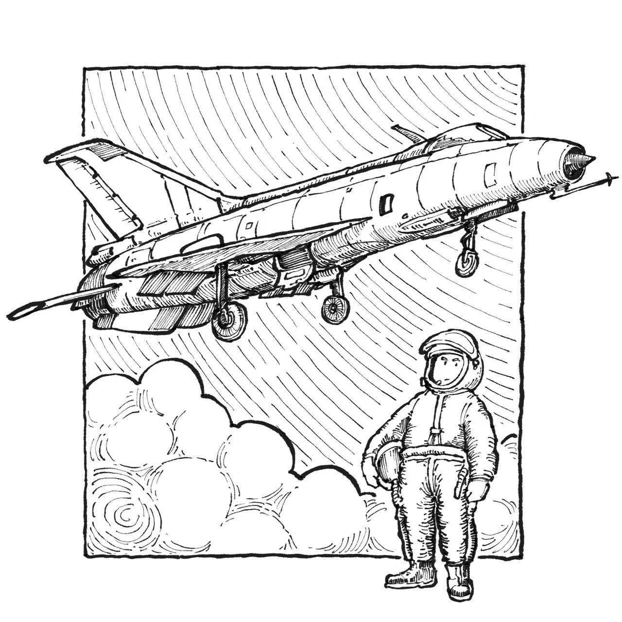 [呲牙笑]很有意思的漫画（续）——您知道它的北约代号吗（大家注意图4）？歼-8I