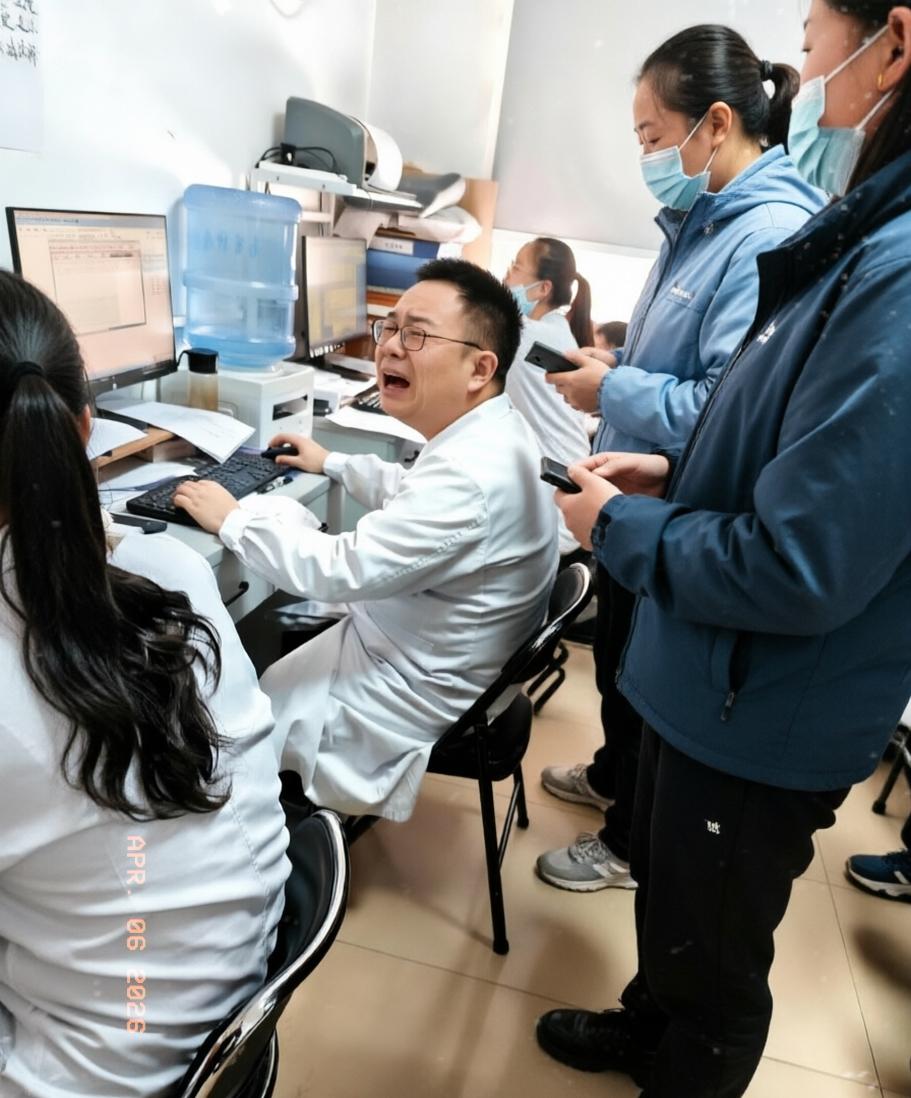 一位主治医师在医生办公室崩溃大哭，原因是他的母亲被确诊胰腺癌晚期。他8岁那