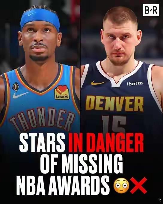 MVP榜前5候选人所剩缺席额度：亚历山大——6场约基奇——1场东契奇——