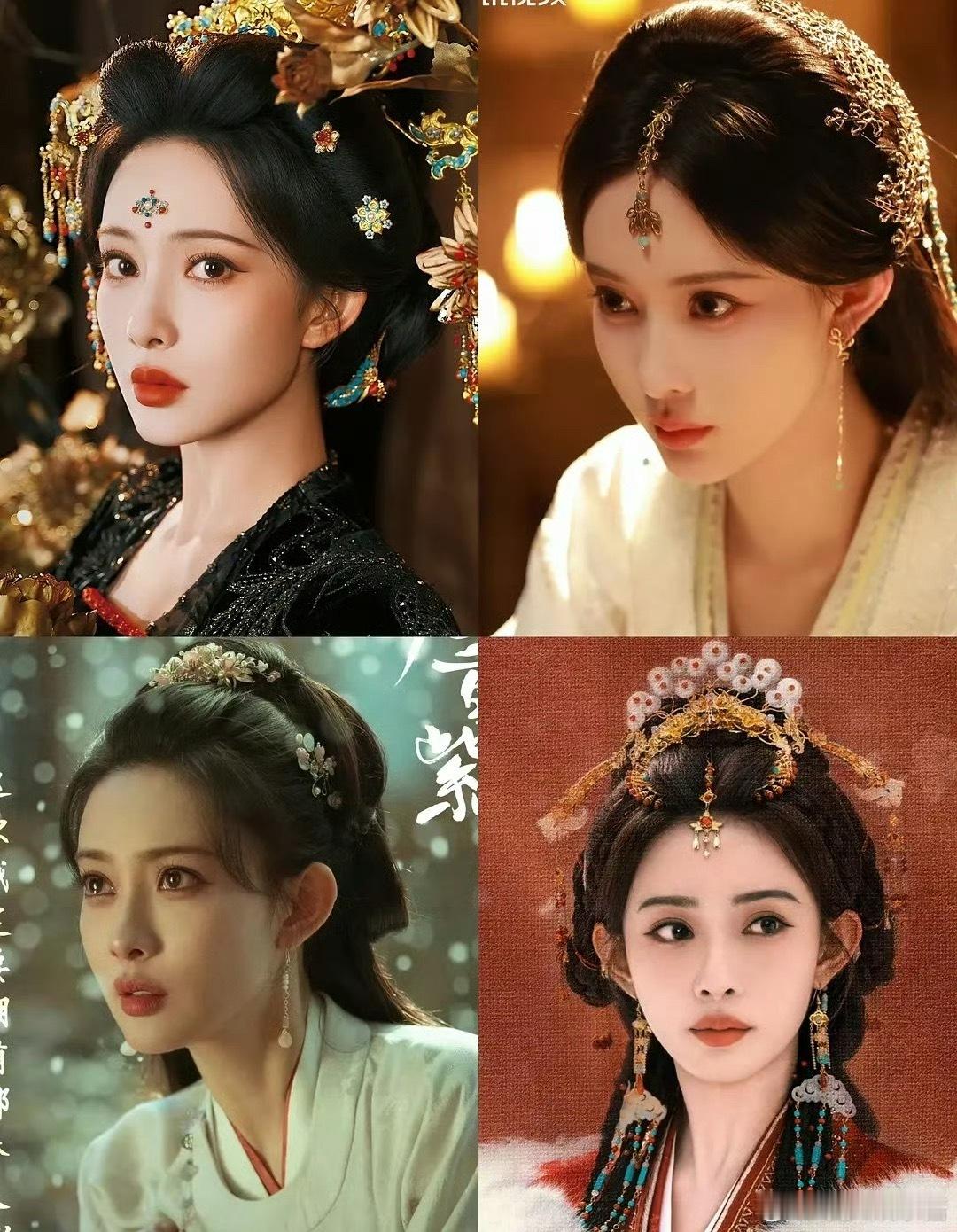 孟子义几部古装剧都是一个妆容和造型吗，同质化好高​​​