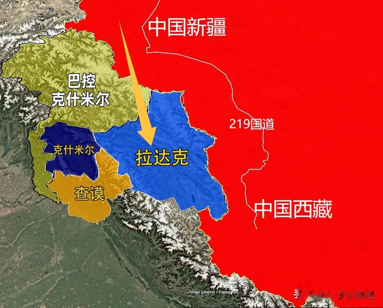 比藏南更致命！若丢这6万平方公里，新藏线咽喉将被印度永久卡死你可知道，在中国西
