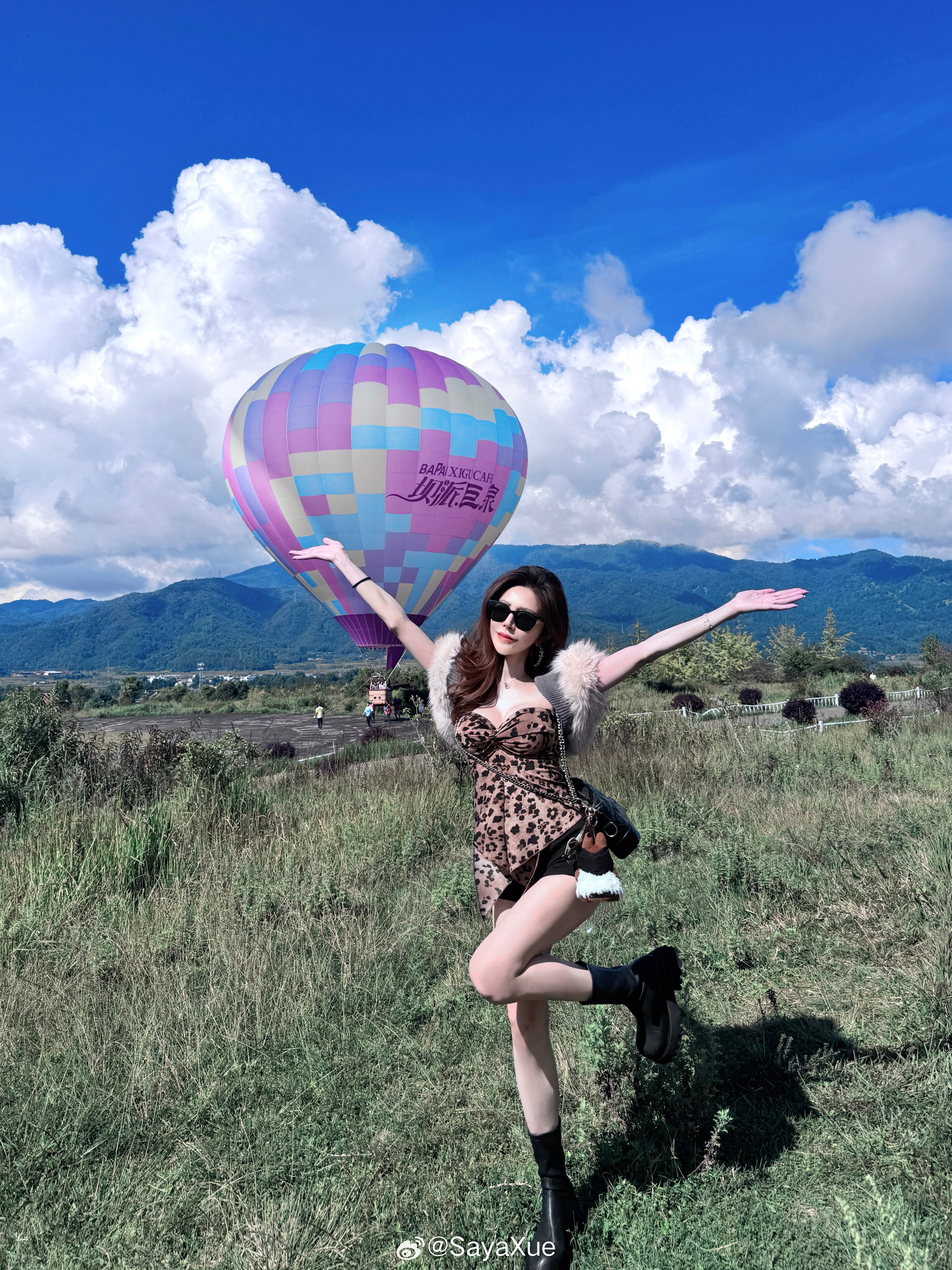 救命‼️腾冲火山口追热气球🎈浪漫到骨子里国内Du一份的🎈火山热气球体验​