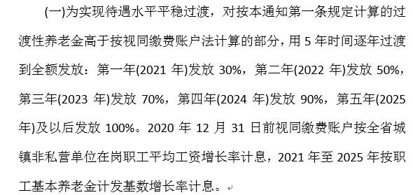 广东省过渡性养老金2025年1月已经全部补发完成这是粤府函[2021]29